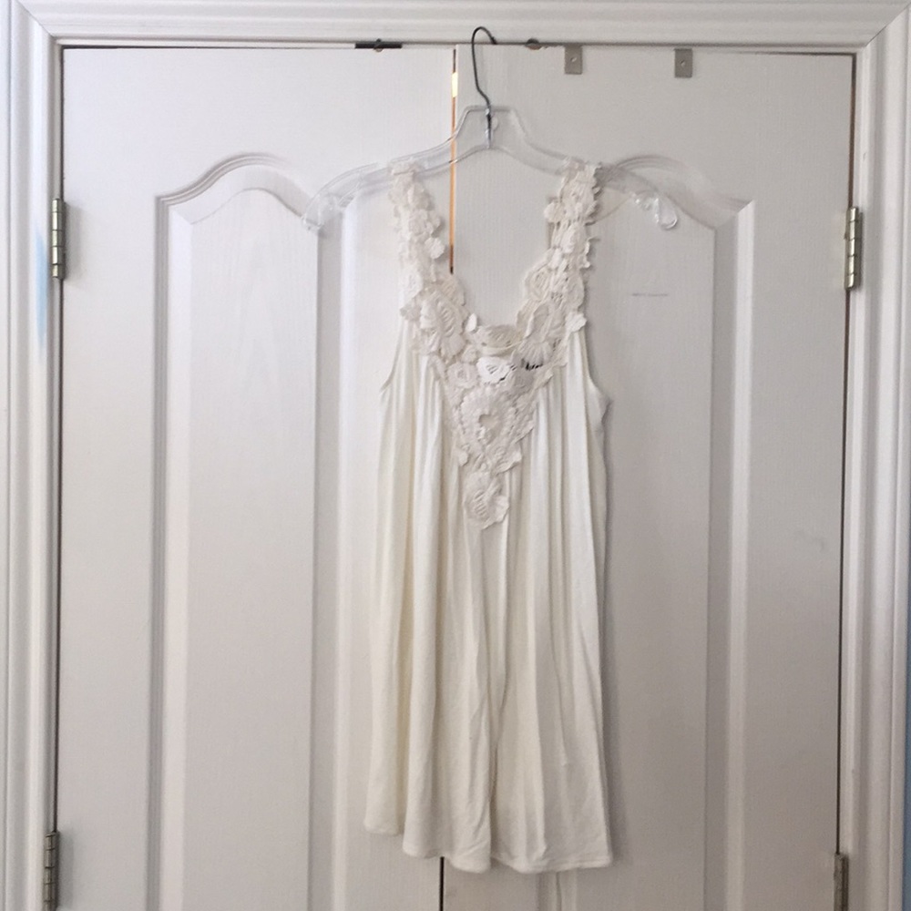 Cream maternity top